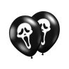 Globos Negro Scream 12unid - Globos