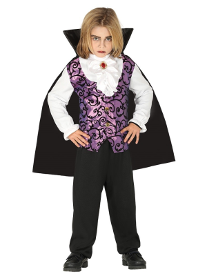 Disfraz de Vampiro Lila Infantil - Disfraces de Halloween Infantiles