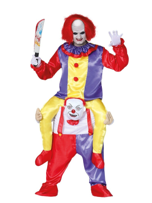 Mozorroa Clown bat bere Bizkar gainean