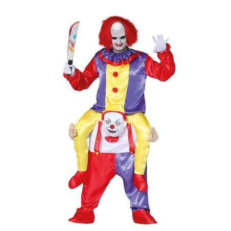 Mozorroa Clown bat bere Bizkar gainean
