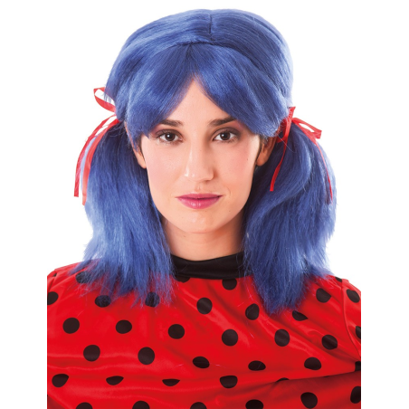 Peluka Pigtails Blue