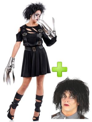 Disfraz de Mujer Tijeras con peluca - Disfraces Halloween Hombre