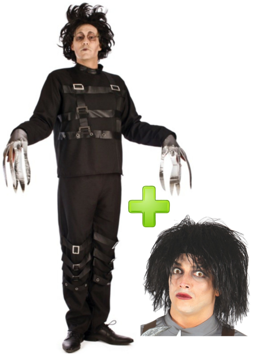 Disfraz de Hombre tijeras con peluca - Disfraces Halloween Hombre