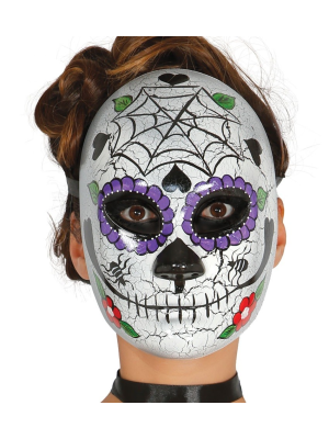 Mascara Calavera Dia De Los Muertos - Complementos Mexicanos