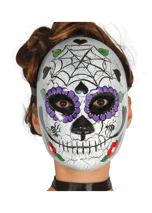Mascara Calavera Dia De Los Muertos - Complementos Mexicanos