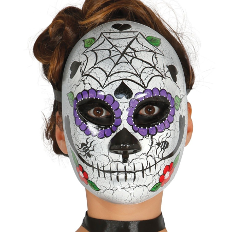 Mascara Calavera Dia De Los Muertos - Complementos Mexicanos