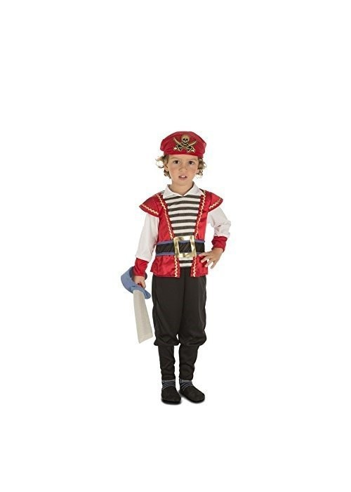 Disfraz de Pequeño Pirata Rojo - Disfraces para Niño