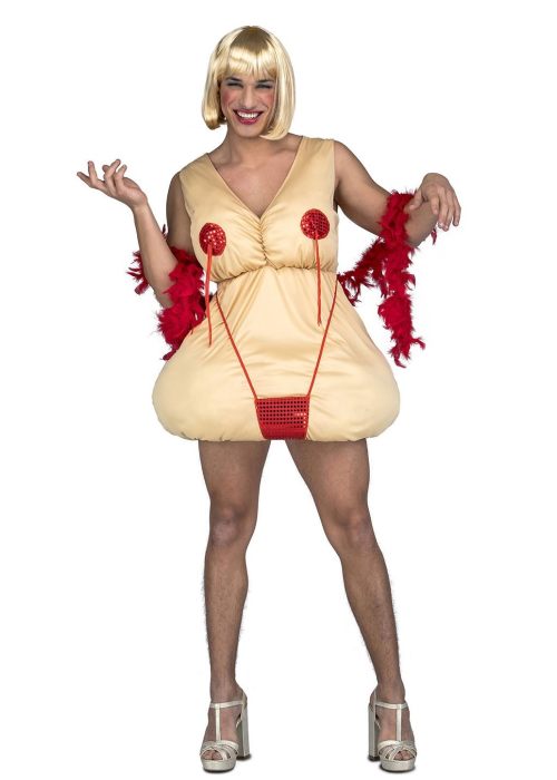 Guise bat kabaret dantzaria Busty