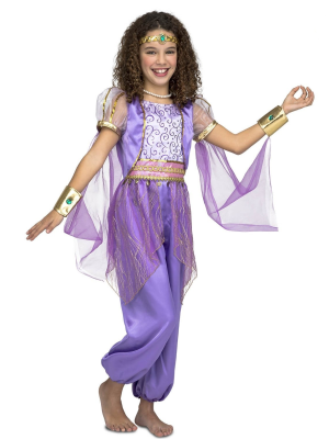 Disfraz de Princesa Arabe Morada Infantil - Disfraces para Niña