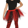 Tutu Brillante rojo y negro 30cm - Faldas y Pantalones