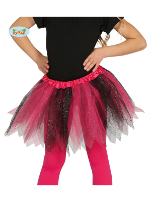 Tutu Brillante rosa y negro - Faldas y Pantalones
