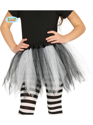Tutu Brillante blanco y negro - Faldas y Pantalones