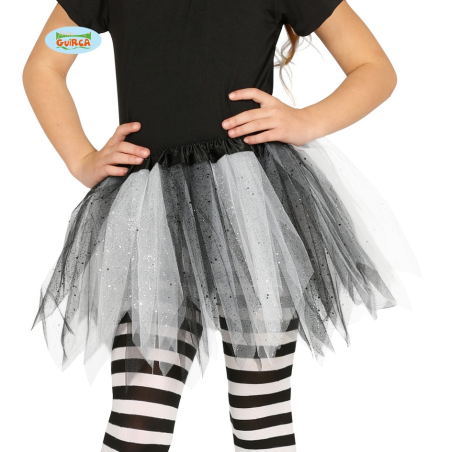Tutu Brillante blanco y negro - Faldas y Pantalones