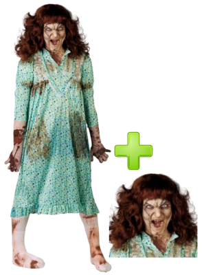 Costume american owned with a wig