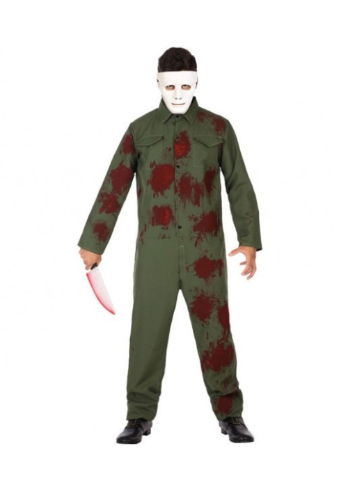Disfraz de Buzo Mecanico Sangriento - Disfraces Halloween Hombre