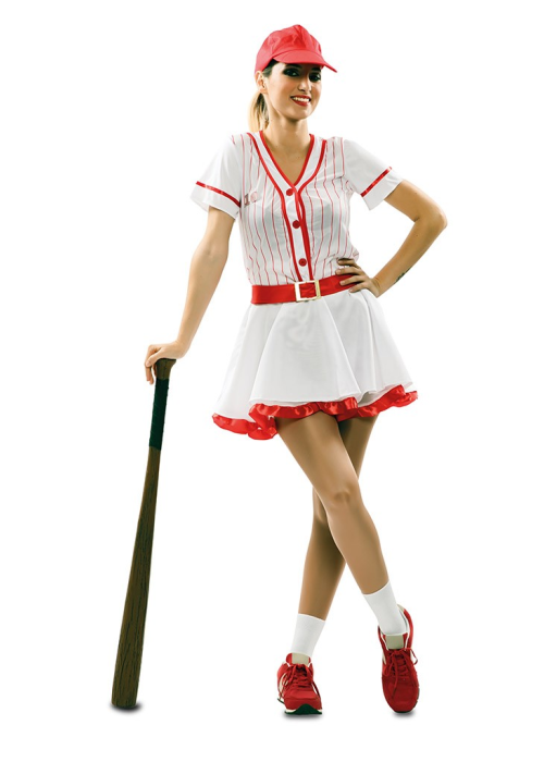 Disfraz de Jugadora de Beisbol - Disfraces de Deporte para Mujer