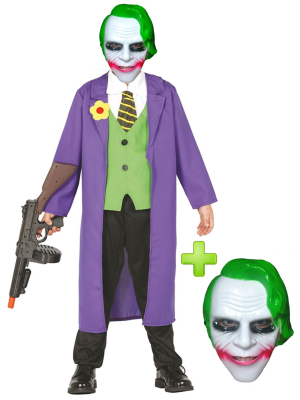Disfraz de payaso de Comic infantil con mascara - Packs Disfraces Halloween Infantiles