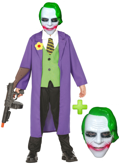 Disfraz de payaso de Comic infantil con mascara - Packs Disfraces Halloween Infantiles