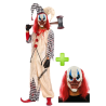 Disfraz de Payaso Asesino Arlequin con mascara - Disfraces Halloween Hombre