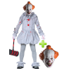 Disfraz de Payaso con mascara de Pennywise - Disfraces Halloween Hombre