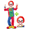 Disfraz de Payaso Asesino Colores infantil - Disfraces de Halloween Infantiles
