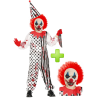 Disfraz de Payaso Asesino infantil arlequin sangriento - Disfraces de Halloween Infantiles