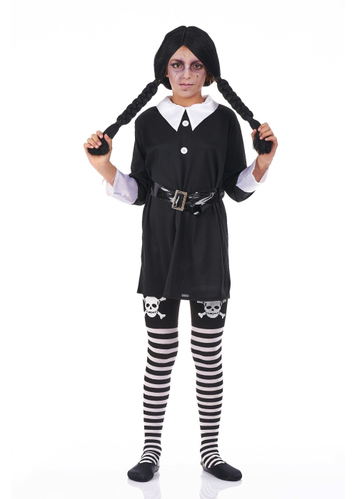 Disfraz de Familia de Terror Miercoles infantil - Disfraces de Halloween y Terror