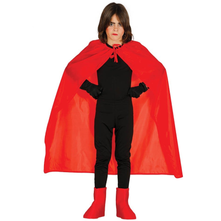 Capa Roja de 100 Cm - Complementos Disfraces Halloween
