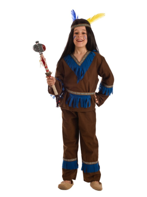 Disfraz de Indio Azul infantil - Disfraces de Indios Infantiles