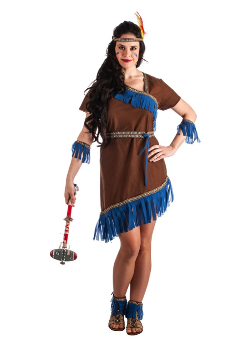 Disfressa de l'Índia Blau