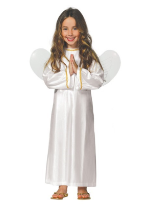 Disfraz de Angel infantil con Aureola - Packs Navideños