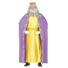 Disfraz de Rey Mago Amarillo y Lila - Disfraces Navideños para Hombres