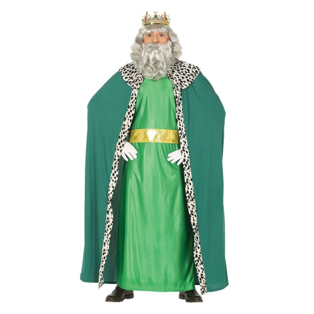 Disfraz de Rey Mago Verde - Disfraces Navideños
