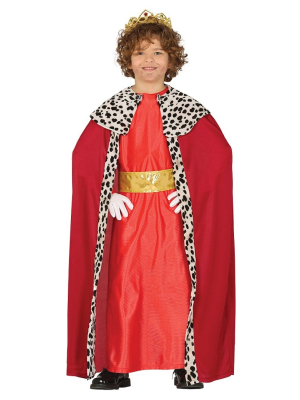 Disfraz de Rey Mago Rojo Infantil - Disfraces Navideños para Niños