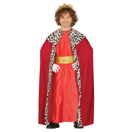 Disfraz de Rey Mago Rojo Infantil - Disfraces Navideños para Niños