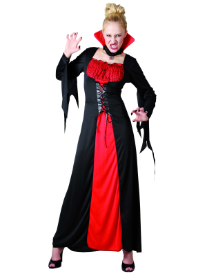 Disfraz de Vampiresa Roja - Disfraces de Vampiresas y goticas para Mujer