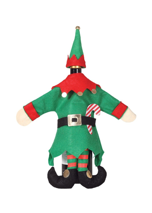 Funda Botella Elfo - Complementos Navideños