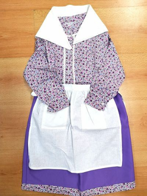 Conjunto Casera infantil Morado Claro Laida - Trajes Neska - Baserritarra Niña