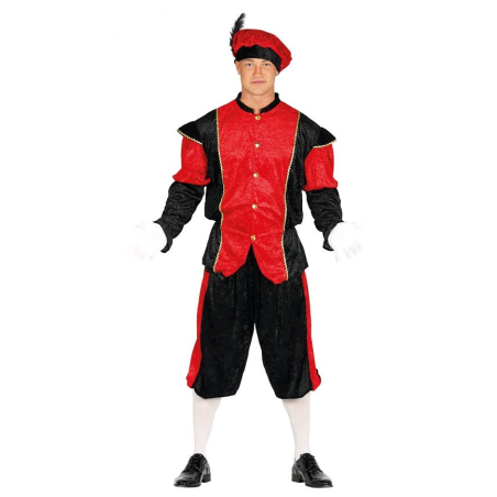 Disfraz de Paje de Rojo - Disfraces Navideños para Hombres