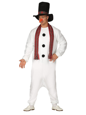 Comprar Disfraz de Muñeco de Nieve Pijama - Disfraces Navideños Adultos