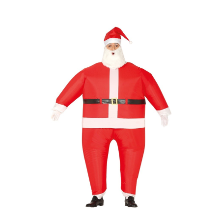 Disfraz de Papa Noel Hinchable - Disfraces Navideños para Hombres