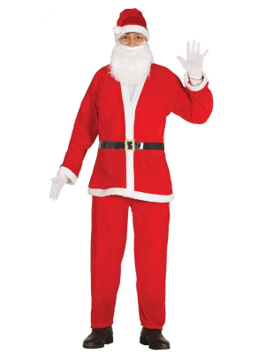Comprar Disfraz de Papa Noel Terciopelo - Disfraces Navideños para Hombres