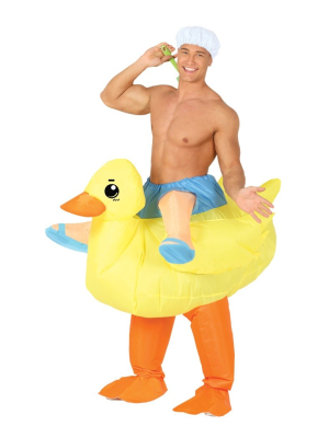 Disfraz de Patito de Baño Hinchable - Disfraces de Animales Adultos