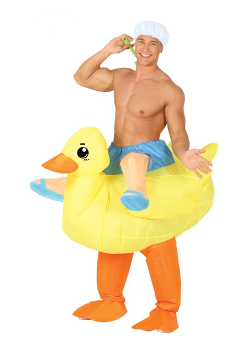 Disfraz de Patito de Baño Hinchable - Disfraces de Animales Adultos