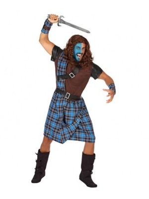 Disfraz de Escoces Azul - Disfraces Escoceses para Hombre