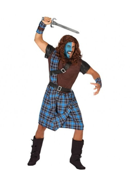 Disfraz de Escoces Azul - Disfraces Escoceses para Hombre