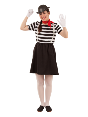 Disfraz de Mimo Mujer - Disfraces de Circo para Mujer