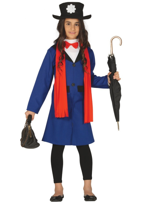 Disfraz de Niñera Poppins Infantil - Disfraces para Niña