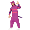 Disfraz de Gato Rayado Pijama - Disfraces de Alicia Adultos