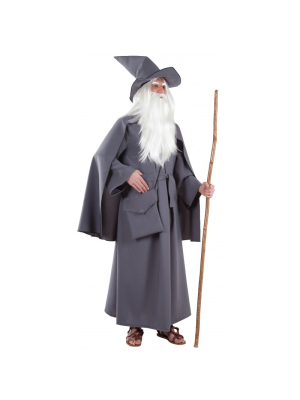 Disfraz de Mago Gris - Disfraces de Estudiante de Magia para Adulto